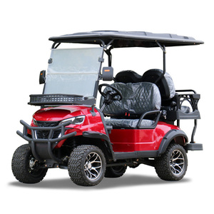 Carrito <span class=keywords><strong>de</strong></span> Golf Eléctrico Moderno <span class=keywords><strong>de</strong></span> 4 Plazas con Motor <span class=keywords><strong>de</strong></span> Corriente Alterna, Batería Libre <span class=keywords><strong>de</strong></span> Mantenimiento e Interior Confortable para Campos <span class=keywords><strong>de</strong></span> Golf - Product Image 1