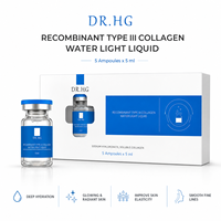Sérum Ampoule au Collagène DRHG avec Hyaluronate de Sodium, Collagène Soluble, Hydratant, Anti-Rides, Soin de la Peau