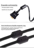 Kabel Transfer Data cepat Video Vga 3 Metros 9 Pin wanita ke 15 Pin kabel Vga Pria kabel 5m