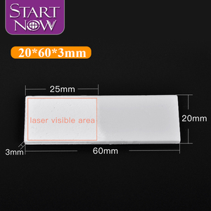 Startnow आईआर पता लगाने संरेखण कार्ड अवरक्त Dimmer अंशशोधक चीनी मिट्टी की थाली YAG 1064nm फाइबर लेजर अंकन Dimming टेस्ट पेपर - Product Image 2