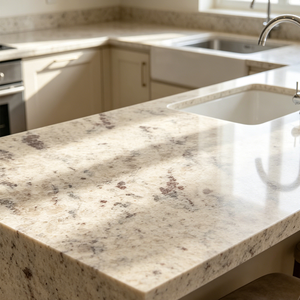 Premium Modern Polished Natural <b>Stone</b> White Rose Granite Slab Cut-To-Size Durable for Kitchen Bathroom Outdoor - Product Image 3