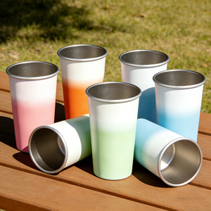 Gobelet à café en aluminium de 16 oz avec logo personnalisé, gobelet à café de golf de 20 oz, revêtement en poudre, adapté à la gravure au laser, idéal pour offrir en cadeau - Product Image 1