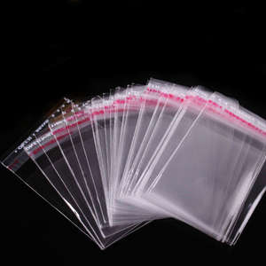 Sacs <span class=keywords><strong>en</strong></span> <span class=keywords><strong>plastique</strong></span> OPP cellophane auto-adhésifs transparents transparents transparents personnalisés <span class=keywords><strong>avec</strong></span> <span class=keywords><strong>rabat</strong></span> d'étanchéité - Product Image 5