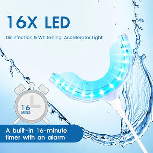 Personalizzazione Private Label uso domestico cablato denti bianchi luce Led Kit sbiancamento dentale con luce blu - Product Image 2