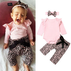 Conjuntos para Bebés, Ropa al por Mayor Barata, Traje de Romper para Niñas con Pantalones, Compra en Línea - Product Image 2
