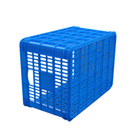 Caisses d'expédition en plastique personnalisées 514*355*310mm, paniers de stockage en plastique pour fruits et légumes