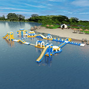 NewBlessing <b>Inflatable</b> Floating Water Park Aquapark Jump <b>Game</b> Commercial Use PVC Material Over 500kg Capacity <b>Inflatable</b> Water P - Product Image 5