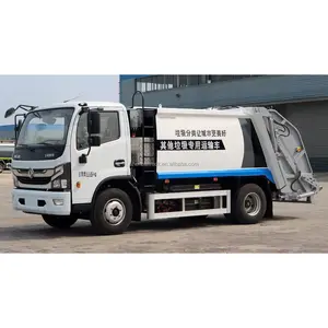 DFAC Năng Lượng Mới 8M3 Thành Phố Thùng Rác Bộ Sưu Tập Xe Chất Thải Quản Lý Phía Sau Loader Rác Nén Xe Tải Để Bán