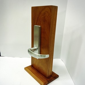 Juego de Manijas para Cerradura de Puerta Interior con Acabado Cromado, Palanca Larga para Puerta de Entrada de Apartamento Residencial Moderno - Product Image 4
