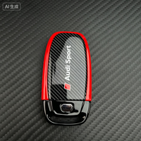Personalización de Fundas para Llaves de Audi A4-A8 para Reequipamiento/Actualización, Opción Graffiti con Imágenes Personalizadas a Mano