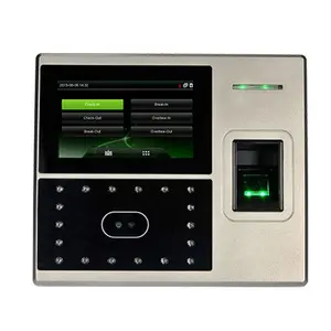 Staff Employee Face Fingerprint Access Control & Time Attendance Biometric Time Recorder Clock System Machine ZKT Uface800