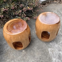 Tabourets en bois d'acacia rustiques et anciens de haute qualité, articles les plus vendus, fabriqués au Vietnam