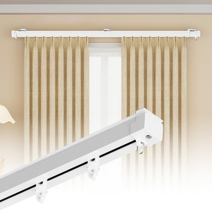 ARODDY <span class=keywords><strong>Rail</strong></span> de <span class=keywords><strong>rideau</strong></span> polyvalent de 276 cm, vente en gros, pour <span class=keywords><strong>rail</strong></span> de <span class=keywords><strong>rideau</strong></span> blanc avec cantonnière, <span class=keywords><strong>rail</strong></span> de <span class=keywords><strong>rideau</strong></span> blanc Swish - Product Image 1