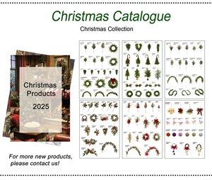 Handmade Eco-Friendly Christmas Wreath Wholesale Artificial Evergreen Natural <strong>Pinecones</strong> 24 Inch (60cm) for Front Door Decoration - Product Image 6
