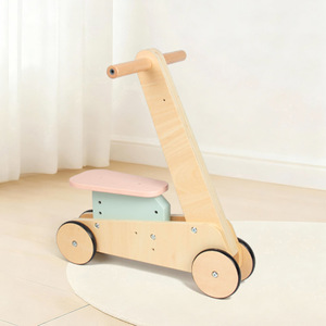 Andador de <span class=keywords><strong>Madera</strong></span> Multifuncional 2 en <span class=keywords><strong>1</strong></span> para Bebés, <span class=keywords><strong>Triciclo</strong></span> de <span class=keywords><strong>Madera</strong></span> para Niños, Cochecito de Bebé Plegable, Andadores para Bebés, Venta al por Mayor OEM/ODM - Product Image 3
