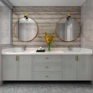 Meuble-lavabo de salle de bain modulaire chinois, style moderne, comprenant des accessoires de salle de bain - Product Image 5