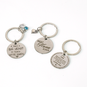 سلسلة مفاتيح معدنية ثنائية الأبعاد من سبائك المعادن بتصميم بسيط ومحمول للحقائب من مصنع محترف - Product Image 5