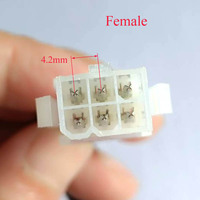 Kabel Ekstensi Molex 4.2mm Pitch 6P Male Female 39013060 MDB untuk Mesin Penjual Otomatis, Kabel Harness Isolasi