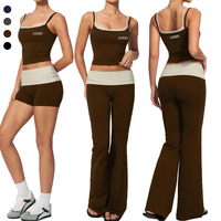 Shorts taille haute pour femmes, vêtements de sport, pantalons larges, débardeurs décontractés pour femmes, shorts athlétiques
