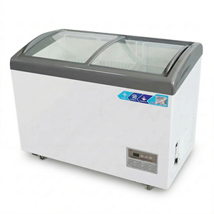 Congelatore a Pozzetto Commerciale all'Ingrosso con <span class=keywords><strong>Doppia</strong></span> <span class=keywords><strong>Porta</strong></span> <span class=keywords><strong>Scorrevole</strong></span> e Ampia Capacità di Stoccaggio - Product Image 1