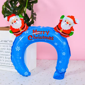 Vente en gros de bandes de cheveux de Noël Ballons Ornements de tête de Noël Ballons en <span class=keywords><strong>film</strong></span> d'aluminium Décorations de fête de vacances - Product Image 4