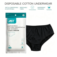 Culottes jetables en coton pour femmes, écologiques, respirantes et antibactériennes, idéales pour les voyages, le spa et la maternité (vente en gros)