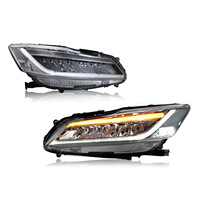 Phares avant LED complets LKS Factory pour Honda Accord berline 9e génération 2013 2014 2015 2016 2017