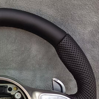 Volant en cuir véritable de qualité supérieure pour Mercedes Benz Classe A Classe C Classe E W213 W203 W205 Volant de performance