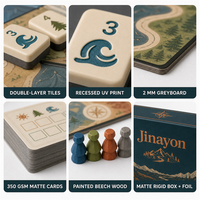Jeu de société de construction de routes personnalisées inspiré du Mahjong, en papier écologique, collection de 96 pièces, jeu de stratégie pour 2 à 4 joueurs