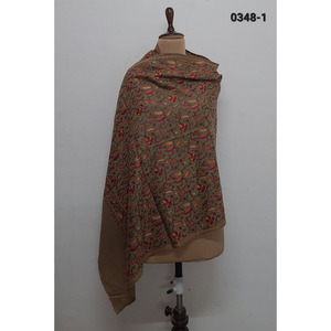 ผ้าคลุมไหล่หรือผ้าพันคอผู้หญิงลายดอกไม้ปักอย่างประณีต - Product Image 1