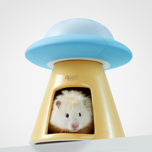 <span class=keywords><strong>Yee</strong></span> Hamster - <span class=keywords><strong>Casa</strong></span> de Verano Grande de Cerámica con Caja de Hielo para Hámsteres Sirios, Enanos y Mascotas Pequeñas - Product Image 1