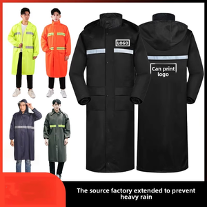 Vélo de randonnée en plein air pour <span class=keywords><strong>poncho</strong></span> moto adulte imperméable réfléchissant en PVC imperméable une pièce spécial pour les fortes pluies - Product Image 6