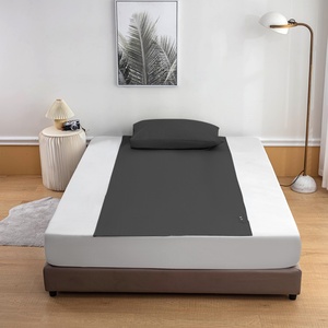 Drap plat antistatique en coton 400TC brodé pour adultes, haute qualité, idéal pour hôpitaux, hôtels et maisons - Product Image 3