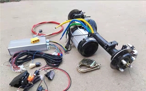 Speedbay 60V 72V điện 2500W 5000W động cơ lái xe phía sau Trục xe cho phổ đồ đạc Alexander 126H mô hình - Product Image 2