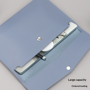 Carpeta de Documentos A4 de Cuero, para Oficina, Gran Capacidad, con Logotipo Personalizable, <span class=keywords><strong>Modelo</strong></span> Hua Shanqi - Product Image 2