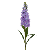Bunga Delphinium Violet Kain Realistis Grosir untuk Dekorasi Pernikahan, Natal & Hari Ibu