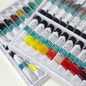 Winsor Newton 10ml Art Acrylic Color Paint Set 12/18/24 colores para dibujar sobre papel de lona de vidrio - Product Image 4