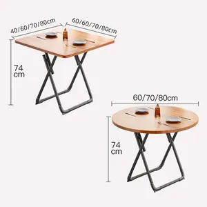 批发便宜的高品质折叠木桌餐厅或室内桌。