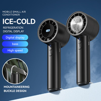 Ventilateur portable ultra silencieux AntarcChill à vent puissant, mini ventilateur rechargeable, mini ventilateur turbo, ventilateur électrique portable