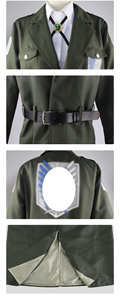 <span class=keywords><strong>Disfraz</strong></span> de Cosplay de Anime Attack Titan <span class=keywords><strong>Scout</strong></span> Regiment para hombre, chaqueta cortavientos, trajes de película de TV para niños, <span class=keywords><strong>disfraz</strong></span> de Halloween - Product Image 4