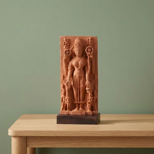 Sculpture de Gauri Parvati, déesse hindoue du Xe siècle, réplique de l'art du temple, musée d'art, décoration religieuse indienne traditionnelle - Product Image 2