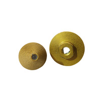 Outil de chanfreinage diamanté, tête de meulage conique, pour carreaux, marbre, quartz, embout de meuleuse d'angle en forme de parapluie, brasé, tige M10, vente en gros