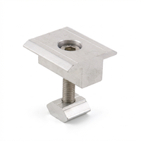 UISOLAR – Pince de fixation pour panneau solaire en gros, 30 mm, 35 mm, 40 mm, attaches d'extrémité pour panneaux solaires, pince intermédiaire en aluminium pour panneaux solaires