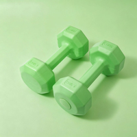 Haltères octogonaux en ciment colorés, durables et antidérapants pour hommes, femmes et enfants, pour un fitness complet et des exercices des bras