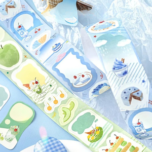 เทปไดคัทแบบเขียนได้ 1 ม้วนสำหรับฉลากและของตกแต่งสำหรับงาน DIY - Product Image 1