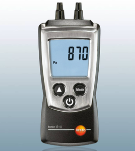 Manomètre différentiel de poche Testo 510, plage 0-100 HPa, haute précision 0,03 HPa - Product Image 2