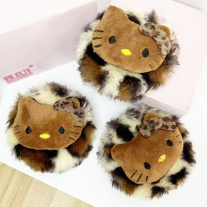 Miroir <span class=keywords><strong>de</strong></span> poche pliable à double face compact et portable en peluche <span class=keywords><strong>de</strong></span> chat mignon avec grossissement 2x, design personnalisé - Product Image 2
