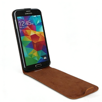 Étui de téléphone à rabat en cuir véritable, style rétro, luxe, fermeture magnétique, protection anti-rayures 360°, porte-cartes, fabricant pour