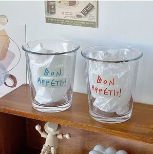 Gobelet à rabat transparent, gobelet en verre haut de gamme, résistant à la chaleur, gobelet à lait pour le petit-déjeuner, gobelet à café latte, simple - Product Image 2