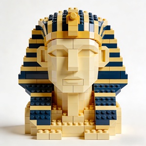 Set di Blocchi di Costruzione in Plastica Personalizzabili Fai-da-Te per Esposizione di Sculture Classiche, Regalo Commemorativo per Adulti - Product Image 2